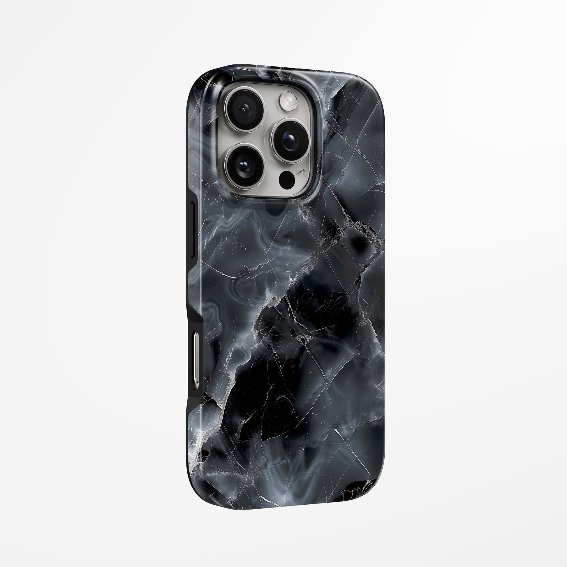 Unlock and capture buttons with  Nebula Stone Magsafe Iphone Tough Case by Marivor