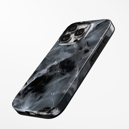Charging port and volume up/down buttons with  Nebula Stone Magsafe Iphone Tough Case by Marivor