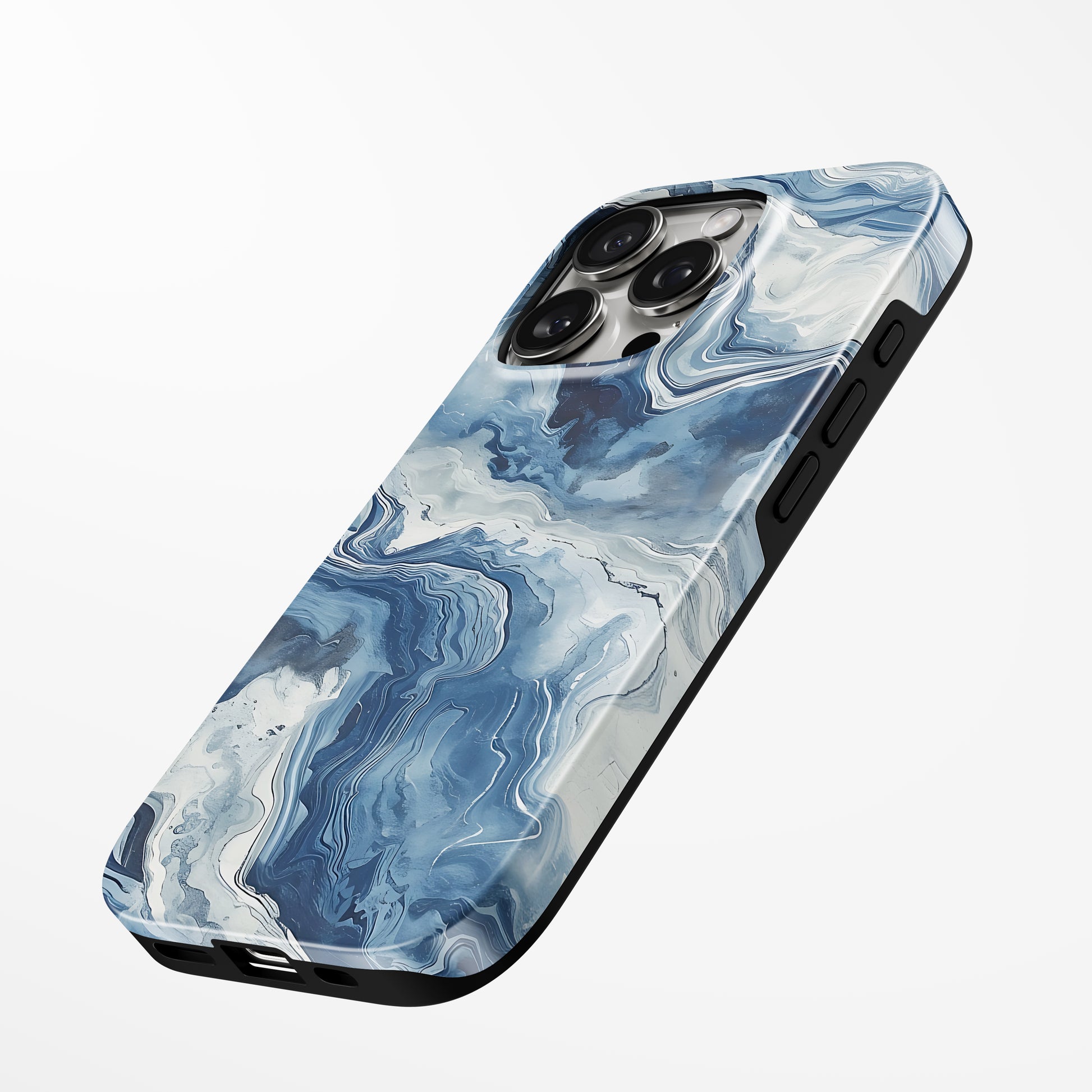 Charging port and volume up/down buttons with  Ocean Drift Magsafe Iphone Tough Case by Marivor