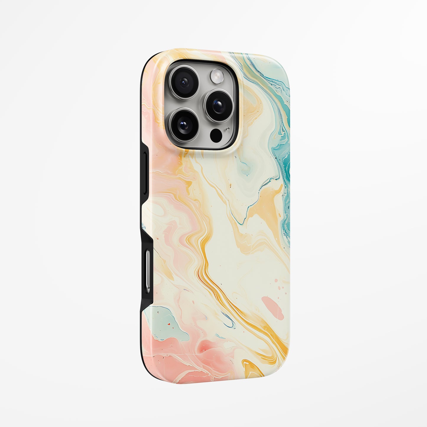 Unlock and capture buttons with  Pastel Glow Magsafe Iphone Tough Case by Marivor