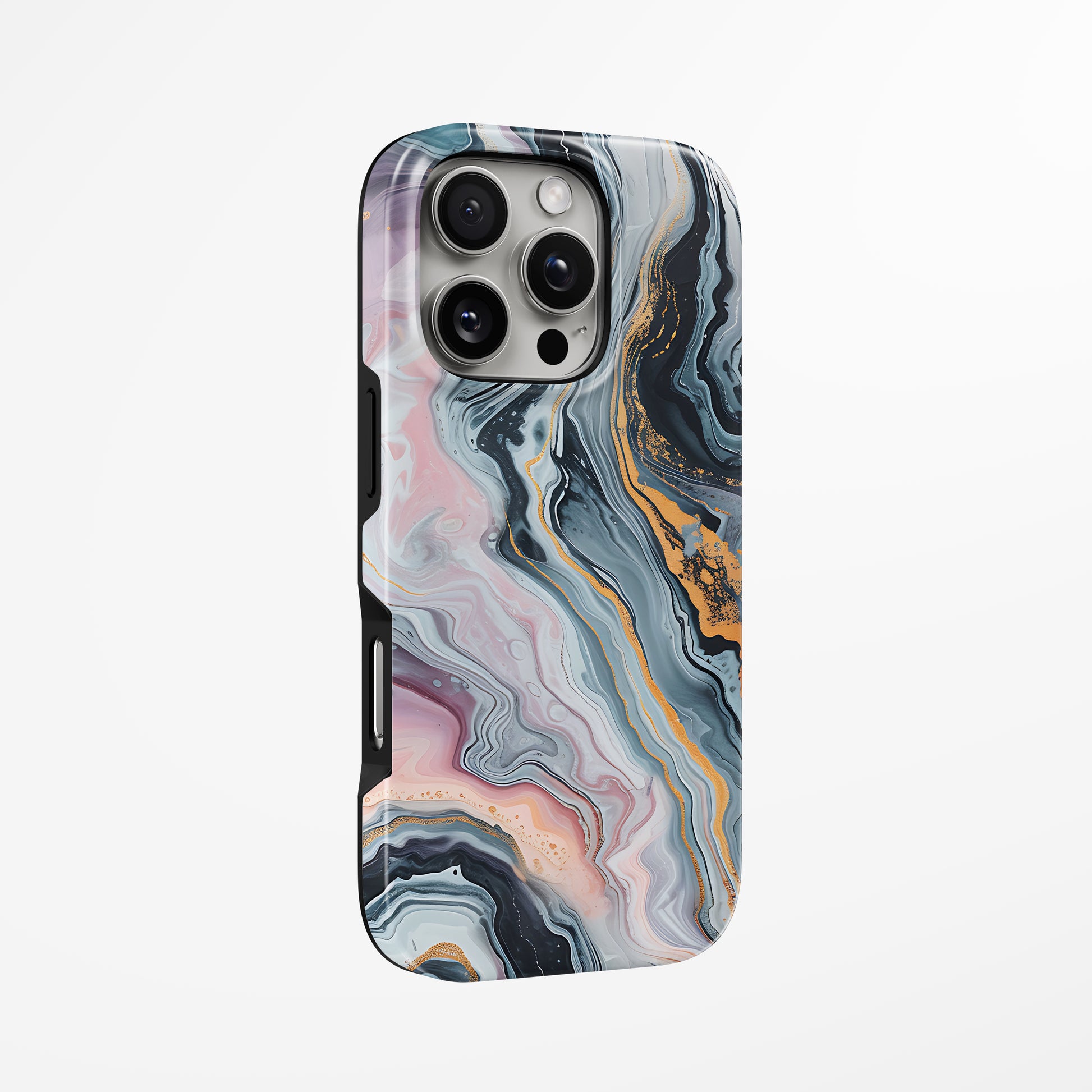 Unlock and capture buttons with  Prismatic Edge Magsafe Tough Iphone Case by Marivor