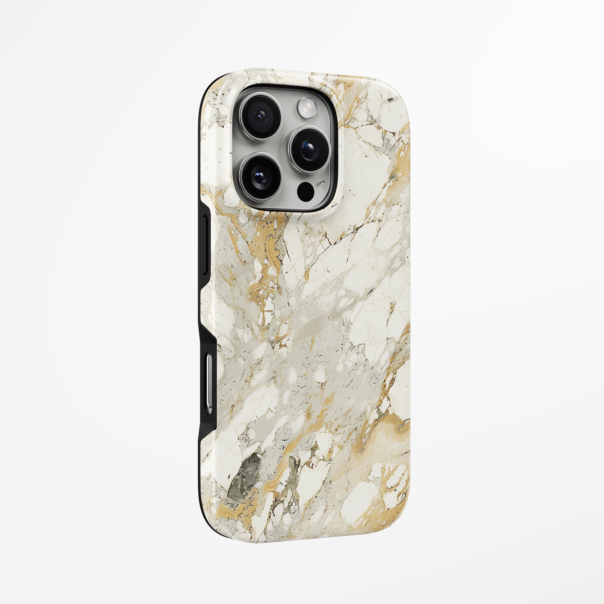 Unlock and capture buttons with  Saffron Flow Magsafe Tough Iphone Case by Marivor