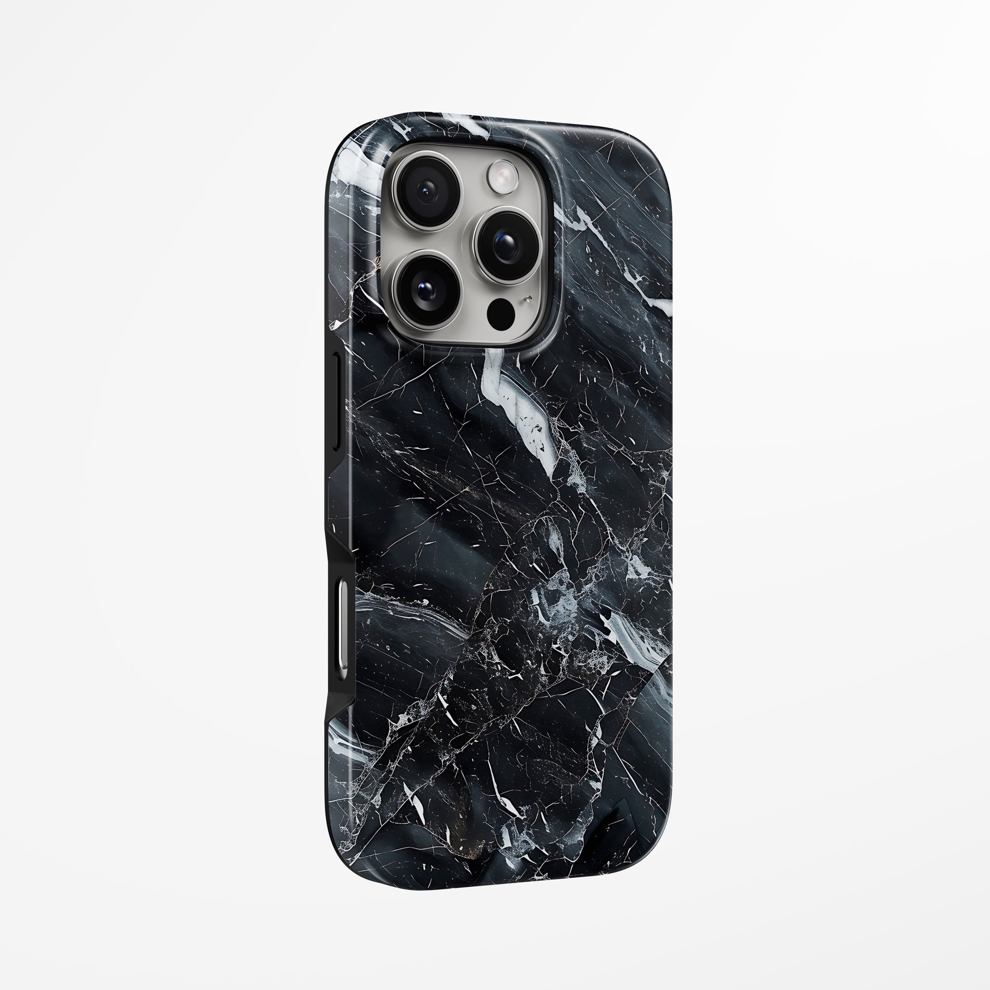 Unlock and capture buttons with  Shadow Vein Magsafe Iphone Tough Case by Marivor
