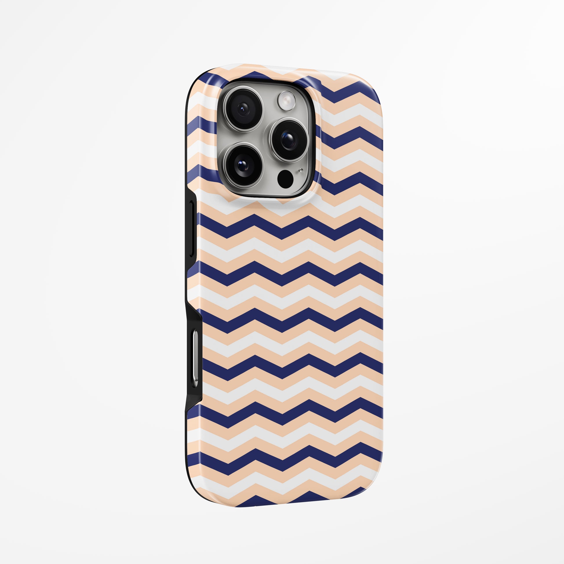 Unlock and capture buttons with  Wavy Magsafe Iphone Tough Case by Marivor