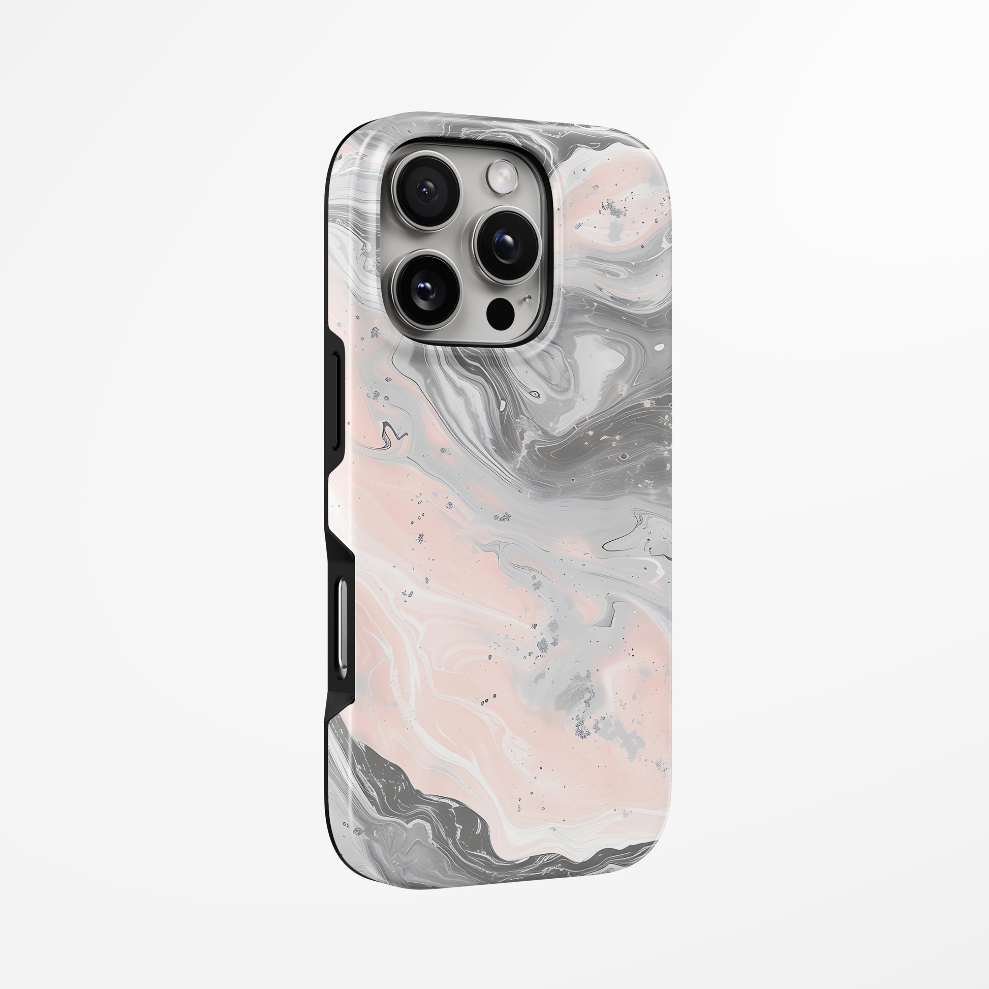 Unlock and capture buttons with  Whisper Stone Magsafe Tough Iphone Case by Marivor
